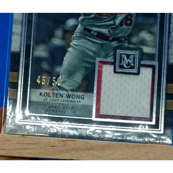 Kolten Wong #MMR-KW Topps Meaningful Relic SSP 46/50 - Picture 7 of 7